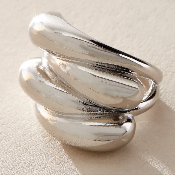 Free People Silver Statement Ring - Picture 2 of 9